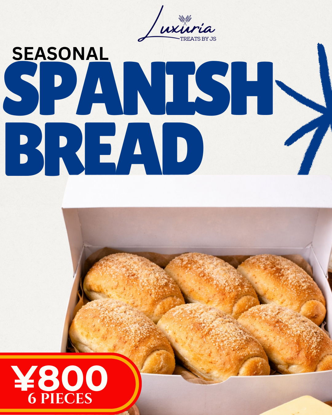 Spanish Bread (6 pcs) – New and Improved